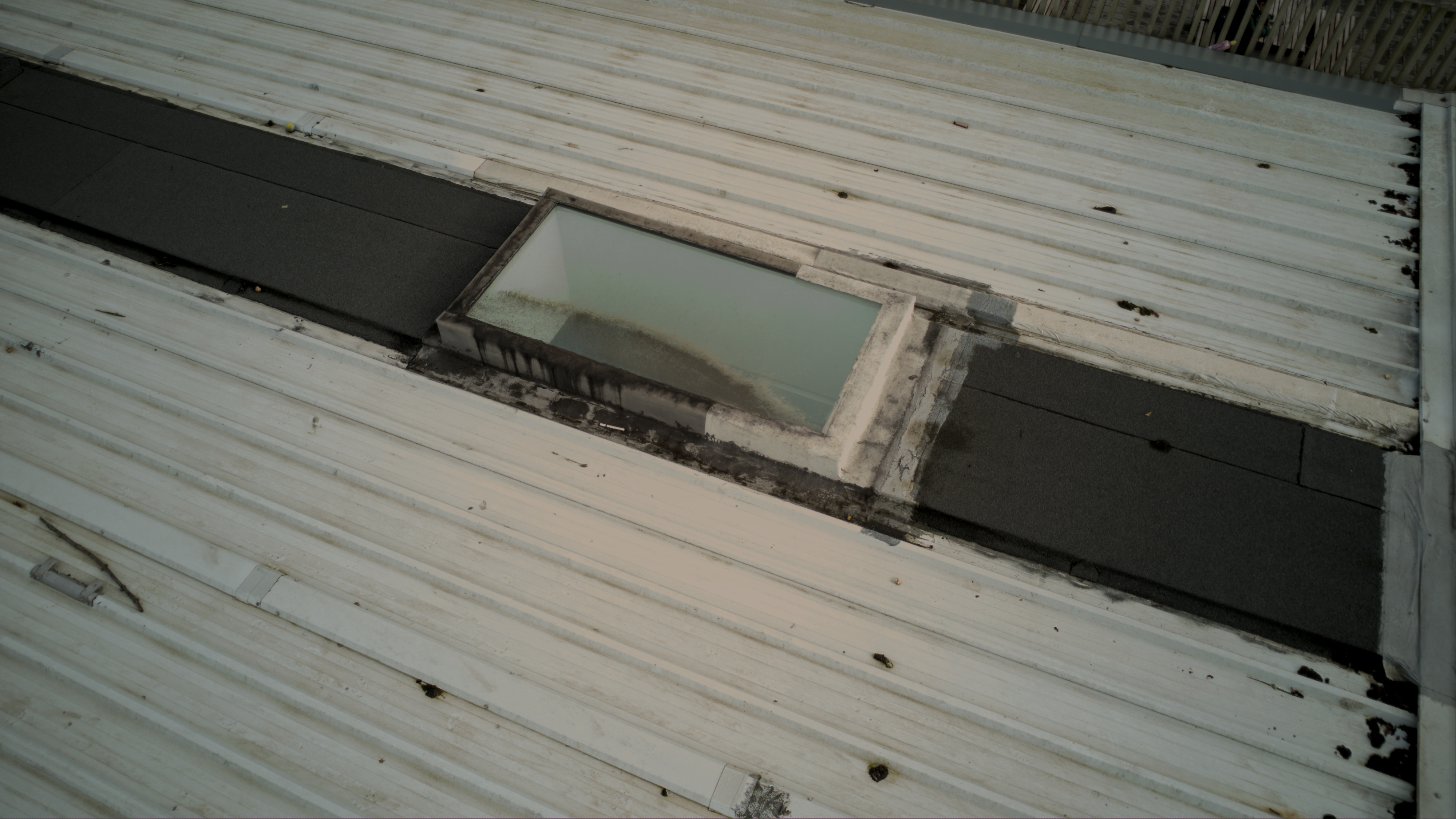 Skylight curb seal inspection
