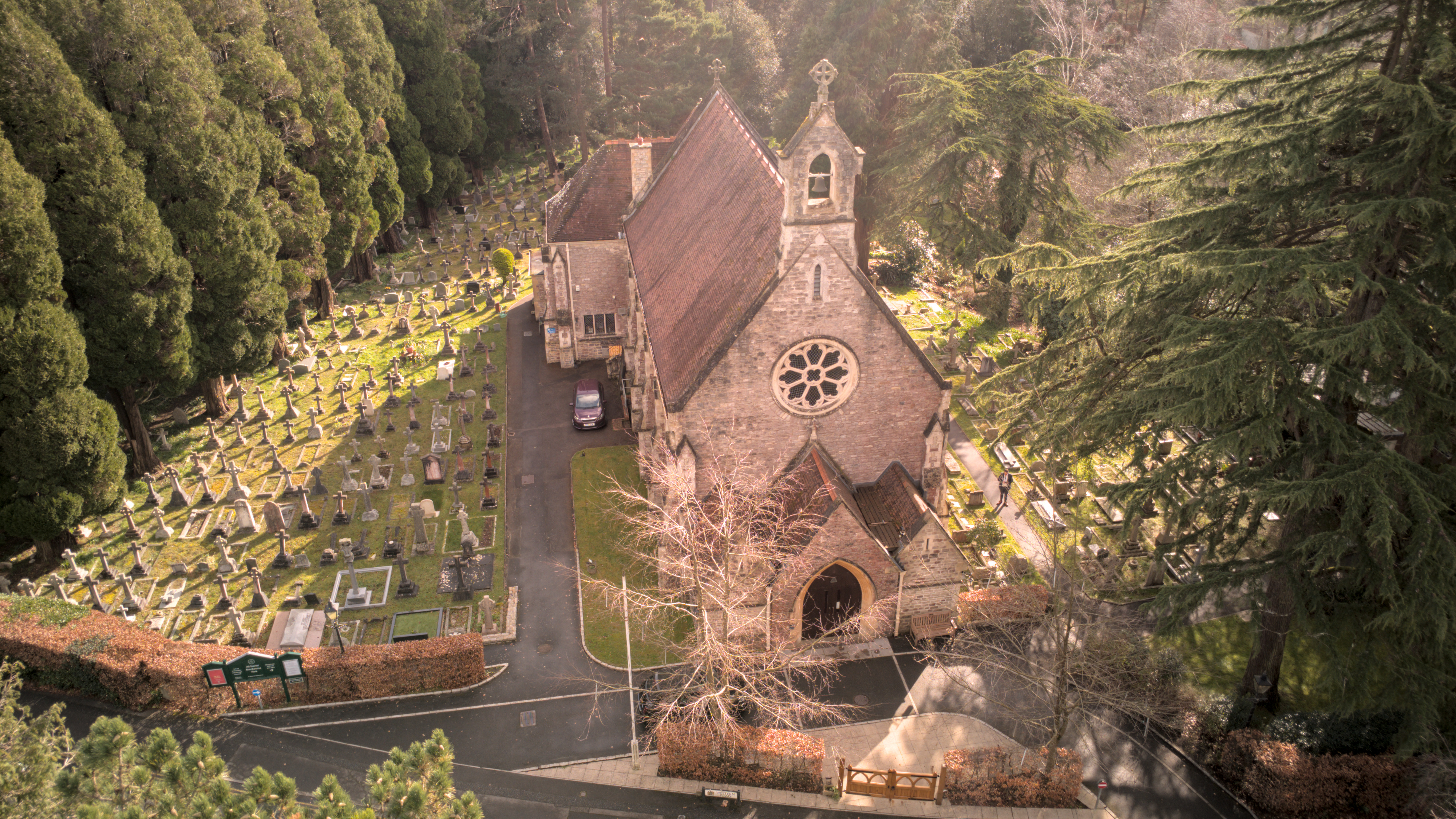 Property aerial view